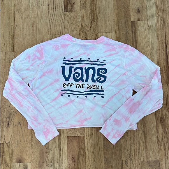 Vans Pink and White Tie-Dye Crop Top - Picture 4 of 4